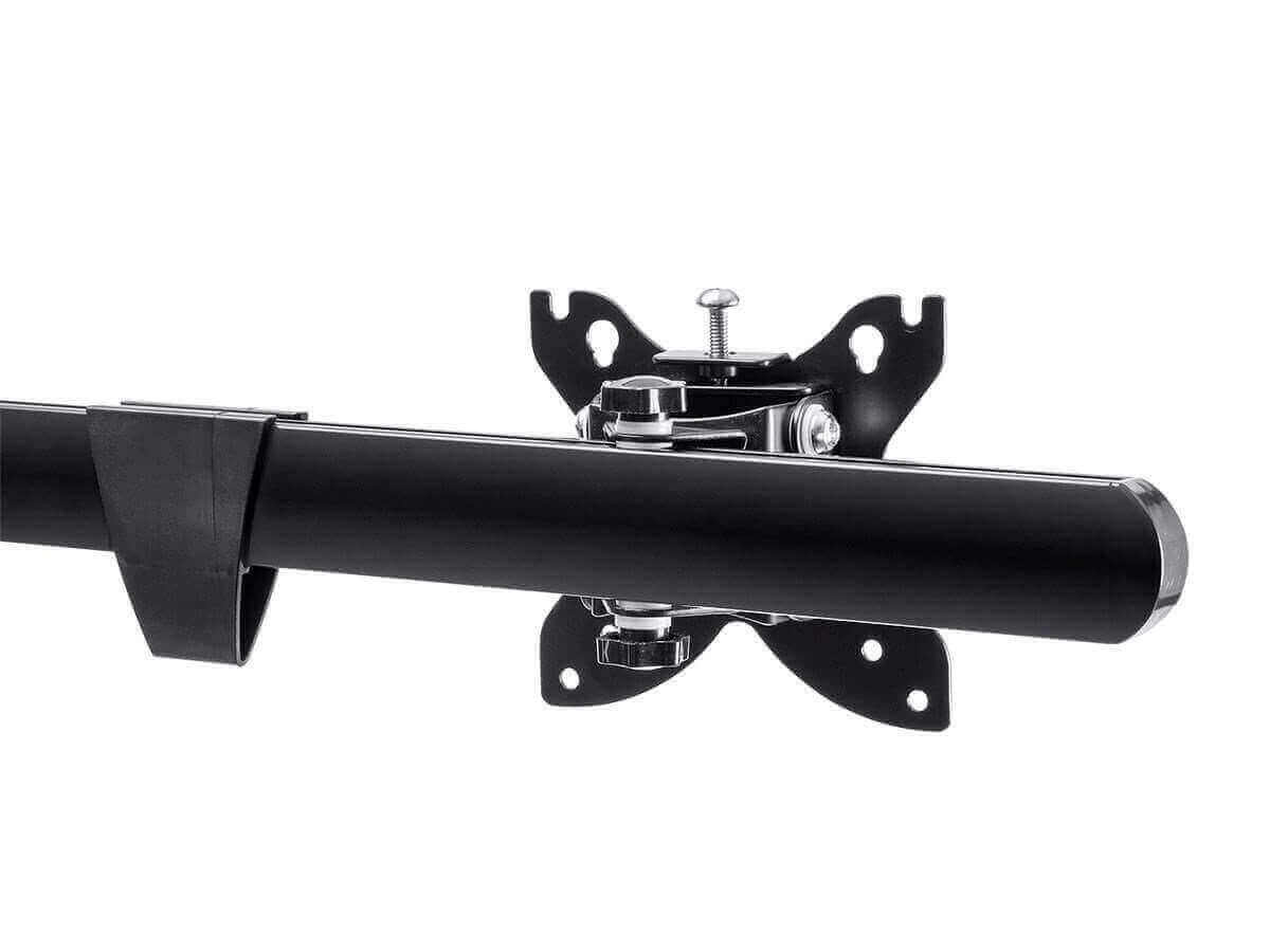 Hex (6) monitor mount bracket featuring a sturdy aluminum design with VESA compatibility for secure monitor display.