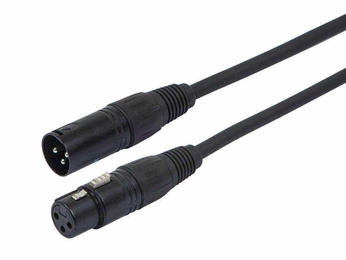 Monoprice 1.5 Meter DMX cable with 3-pin male and female XLR connectors, perfect for 6th of January sale.