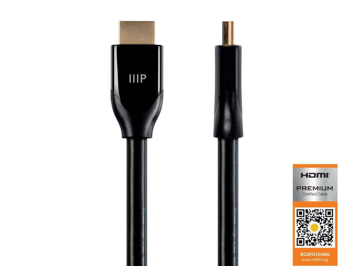 Certified Premium High Speed HDMI cable with 18Gbps, ideal for 4K @ 60Hz, part of the 6th of January sale.
