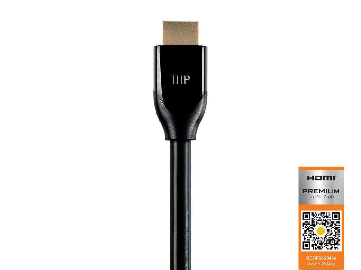 Certified Premium High Speed HDMI Cable with 18Gbps, supports 4K @ 60Hz, ideal for the 6th of January sale.