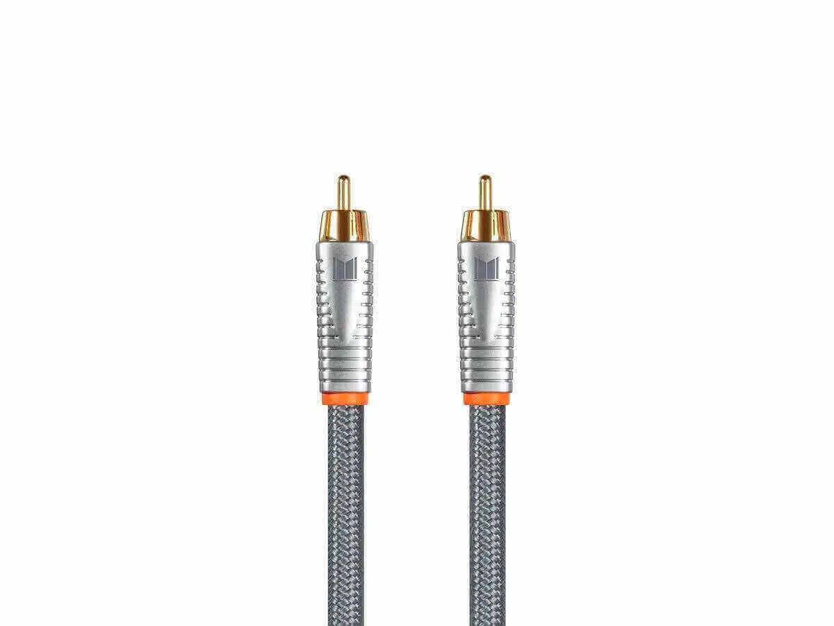 Monolith by Monoprice digital audio coaxial cable, 1m, featuring RG-6 construction and advanced shielding for optimal performance.