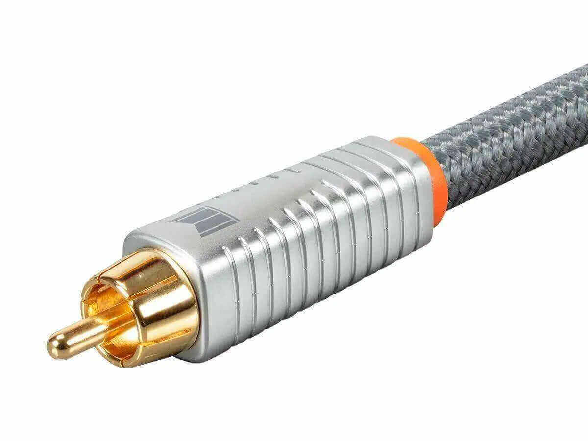 Monolith by Monoprice digital audio coaxial cable with gold-plated connector, perfect for low loss transfer. 6th of January sale!