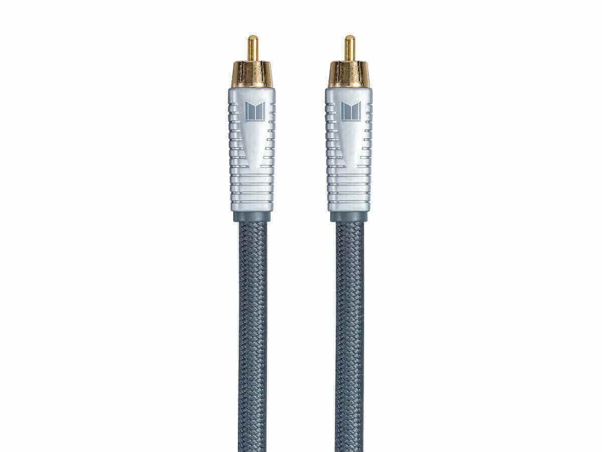 Monolith RCA Cable 0.91M with gold-plated connectors, double shielded design for clear audio, 6th of January sale